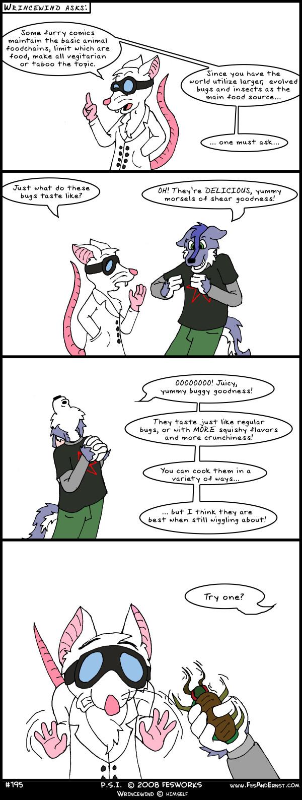 00195 - What do bugs taste like?