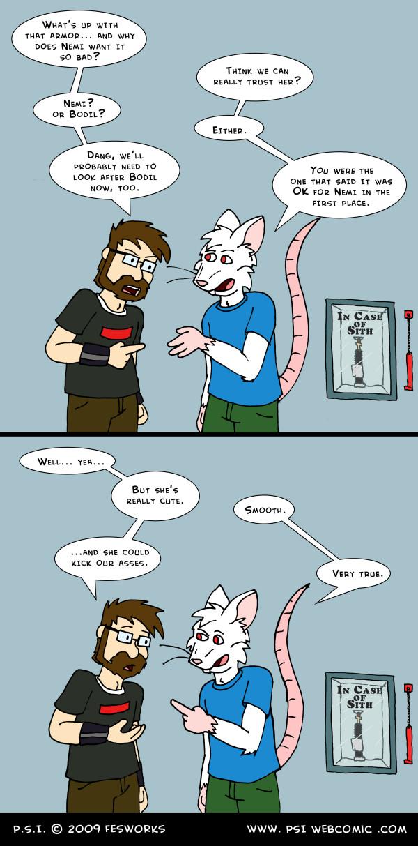 305 - Thinking it over.