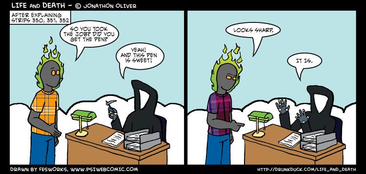 Side Strip 41 - PSI & Life and Death Crossover (p3)