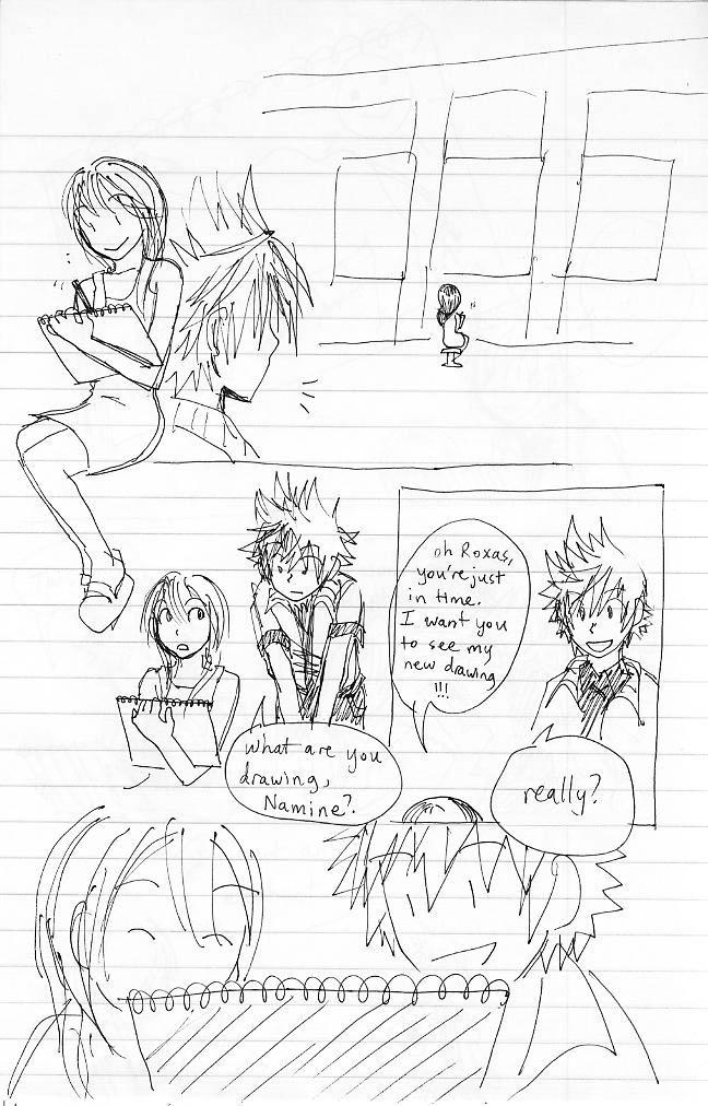 kingdom hearts 2: Namine's drawing (pg 1)