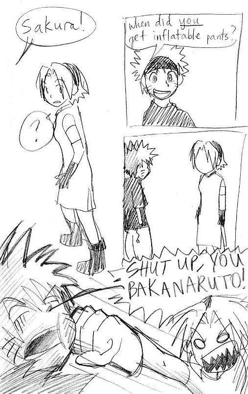 Naruto: how to NOT use inflatable pants