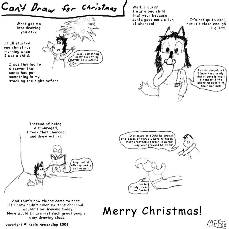 Can't Draw for Christmas 2008