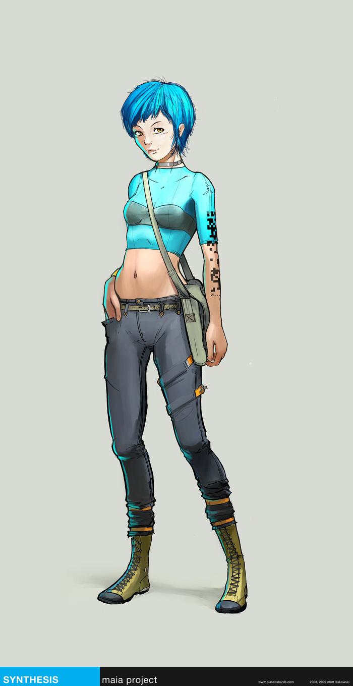 THE ART OF : Character Concept : Maia Project