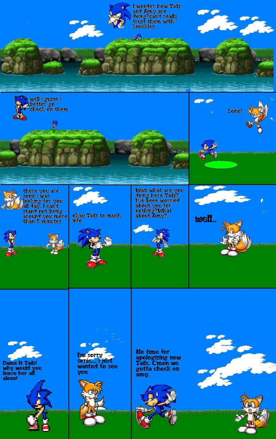 Sonic and mario page1