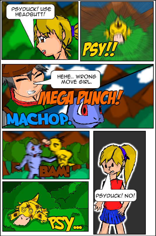 Psyduck gets MEGA PUNCH'D!