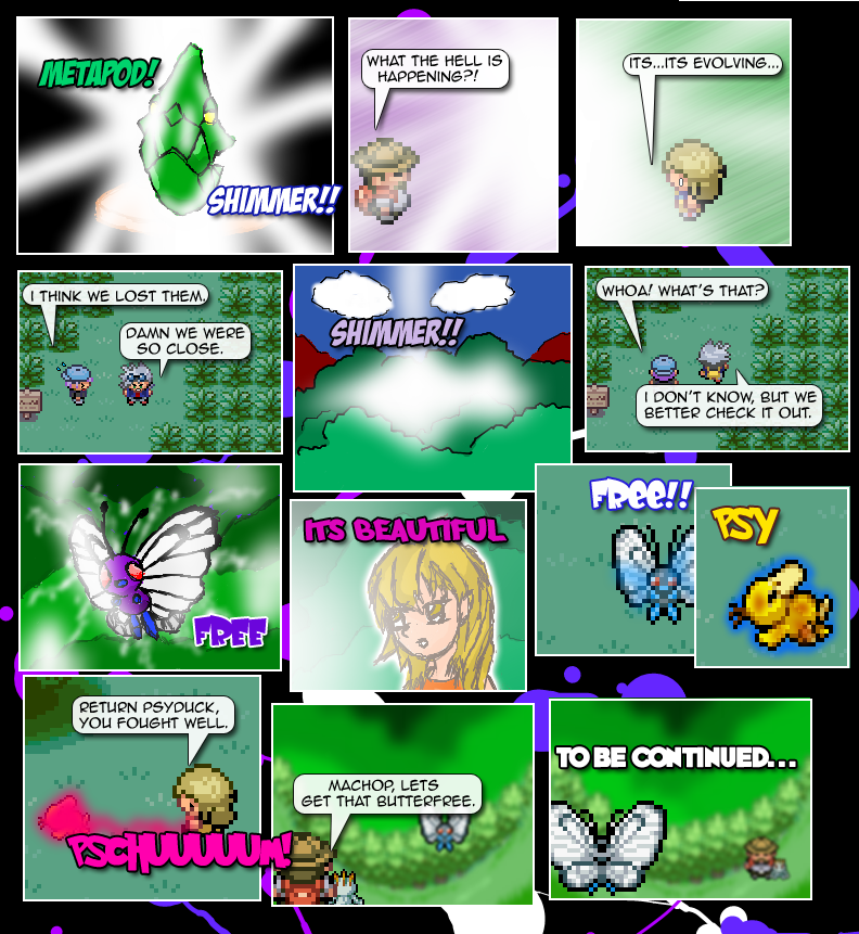 Caterpie to Butterfree!!