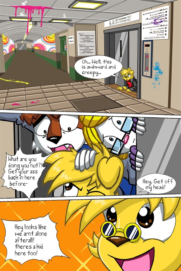 Nommie Zombies Issue Two:- Unlocked new abilities Page 12