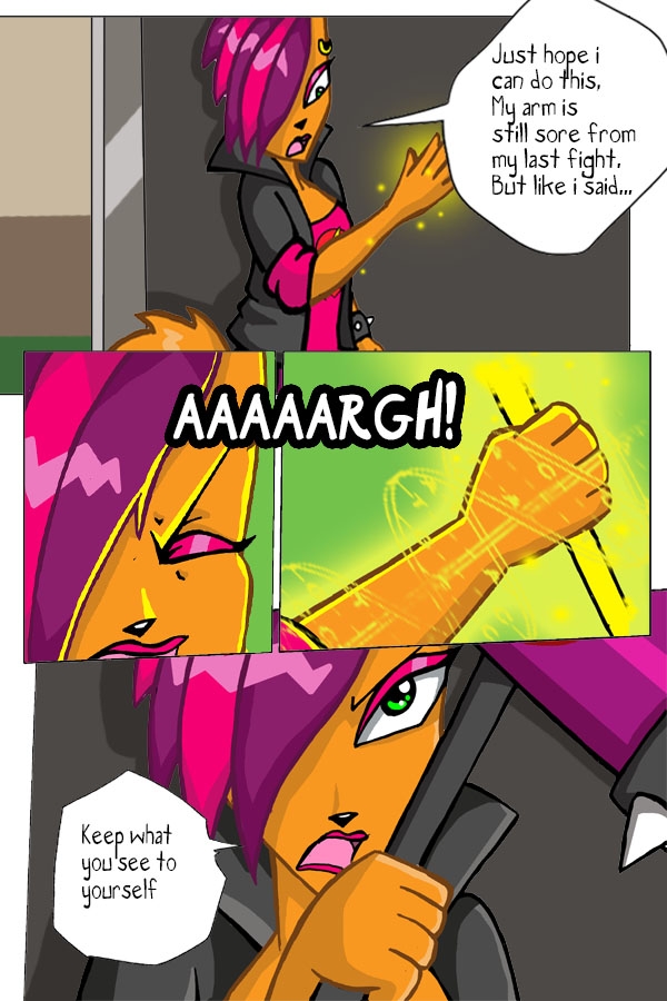 Nommie Zombies Issue Two:- Unlocked new abilities Page 16