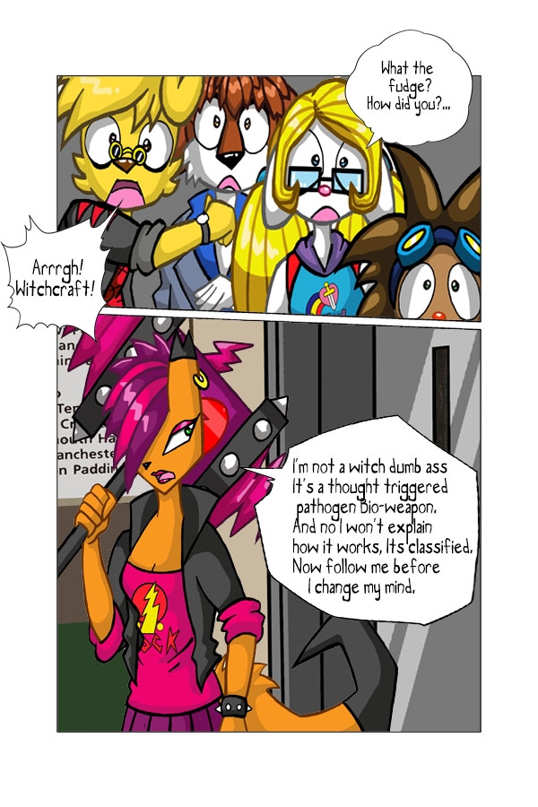 Nommie Zombies Issue Two:- Unlocked new abilities Page 17