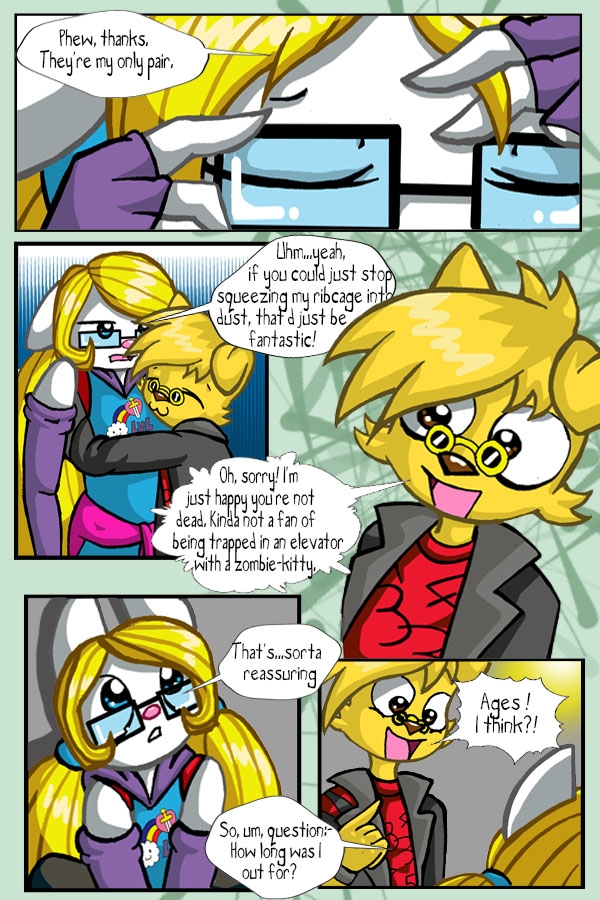 Nommie Zombies Issue Two:- Unlocked new abilities PAGE 2