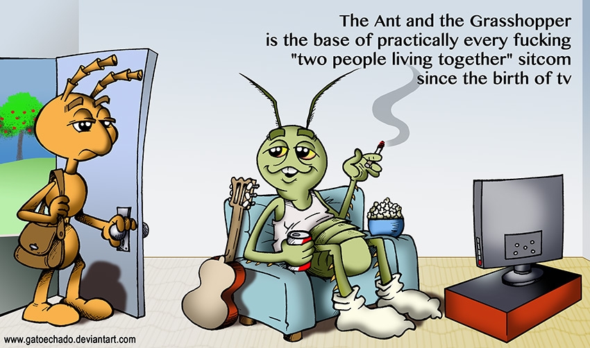 The Ant and the Grasshoper...