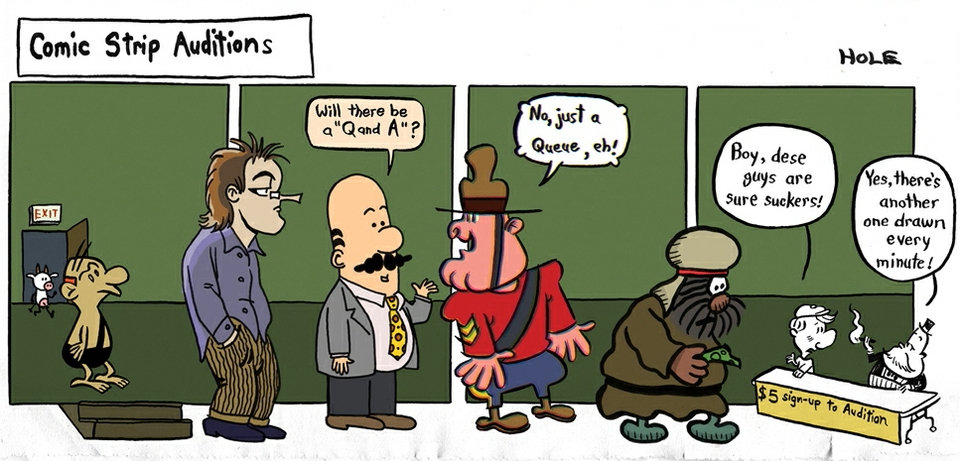 vol. 3, iss. 5: comic strip auditions 4