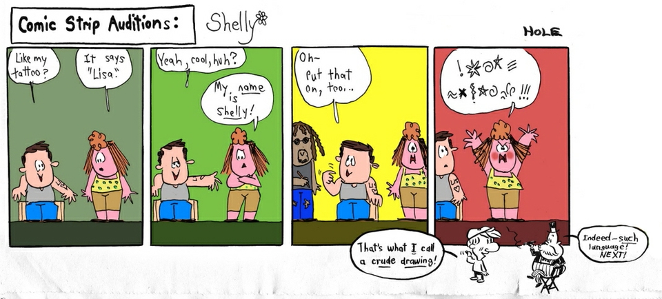 vol. 3, iss. 6: comic strip auditions 5