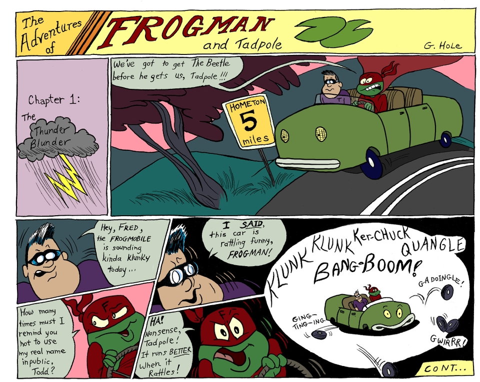vol. 1, iss. 1: Frogman 1