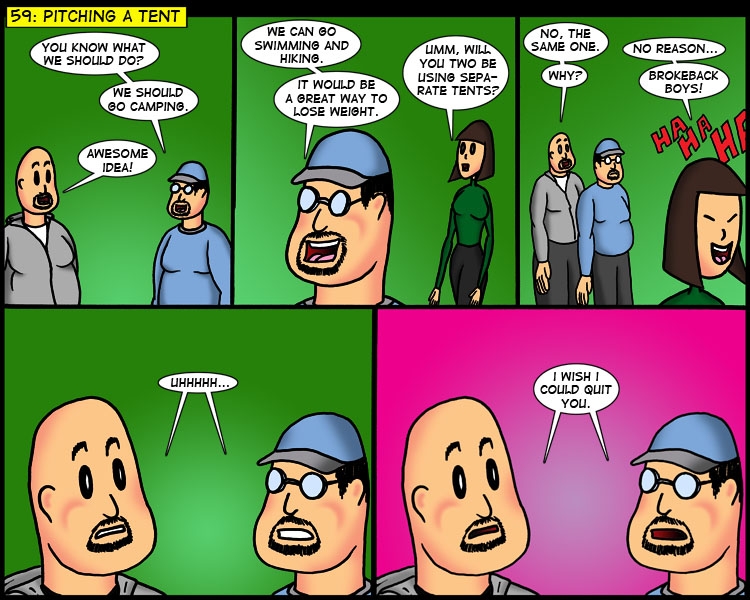 Pitching A Tent
