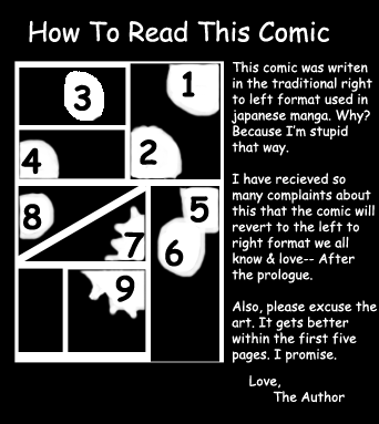 page 1: How to read this comic