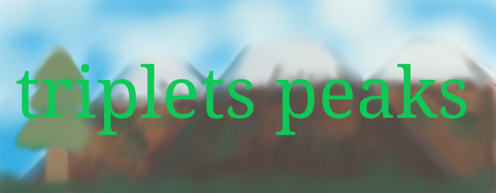 Triplets peaks