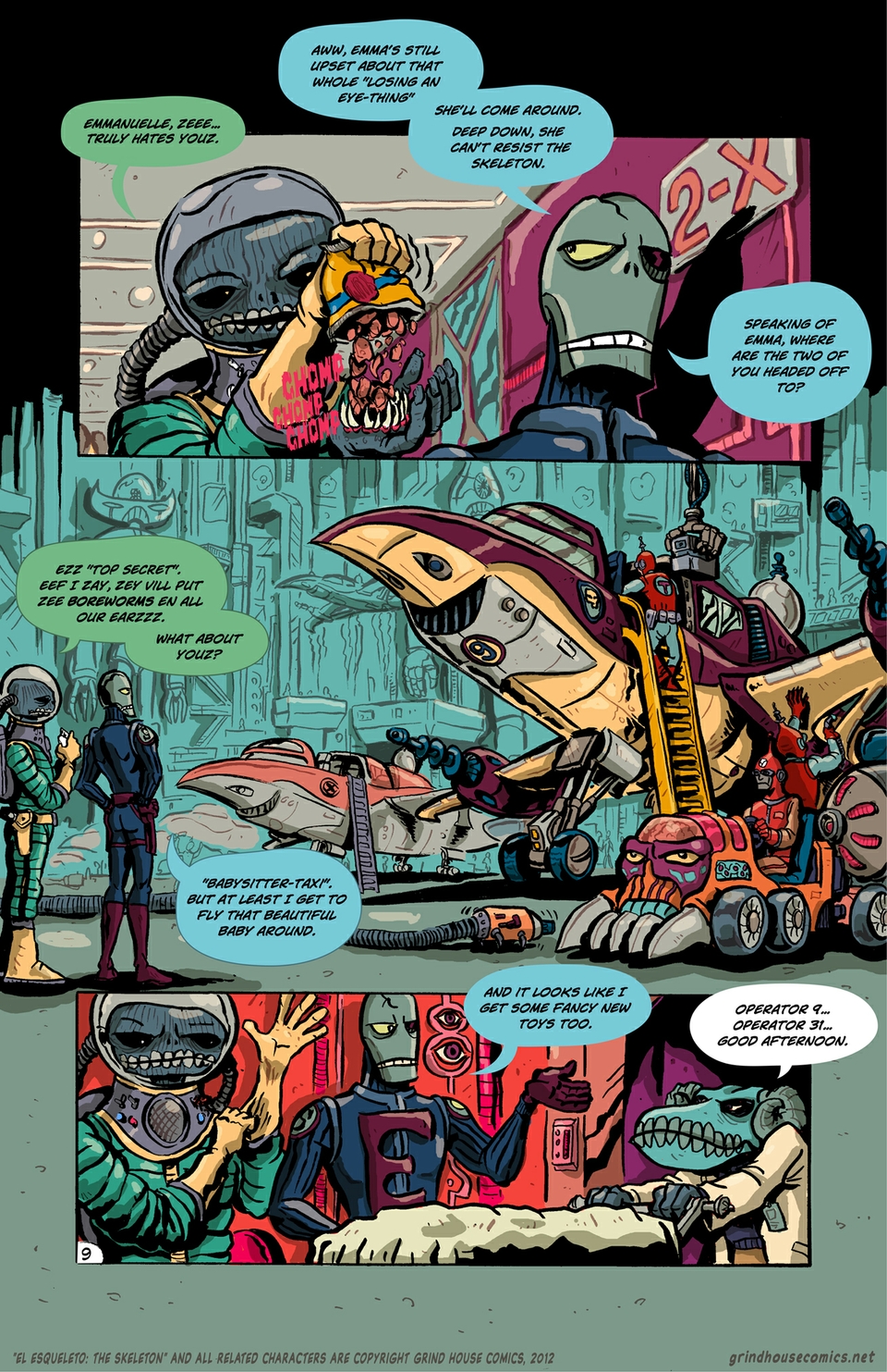 El Esqueleto Issue #3 Page 9