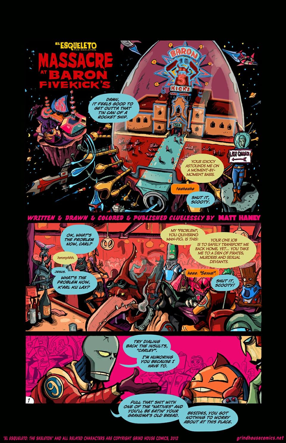 El Esqueleto Issue #4 Page 1