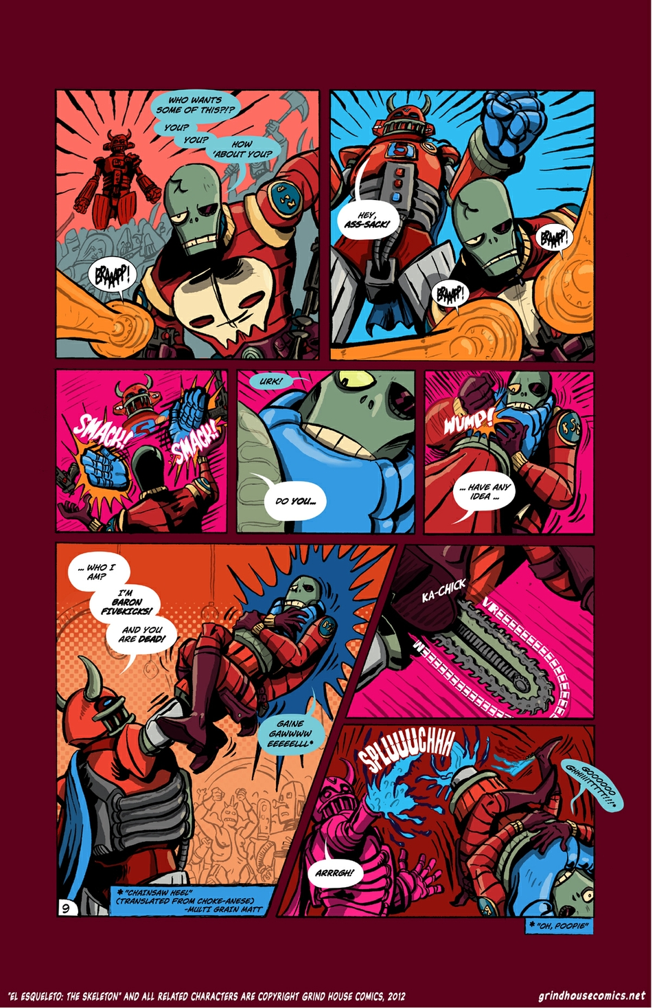 El Esqueleto Issue #4 Page 9