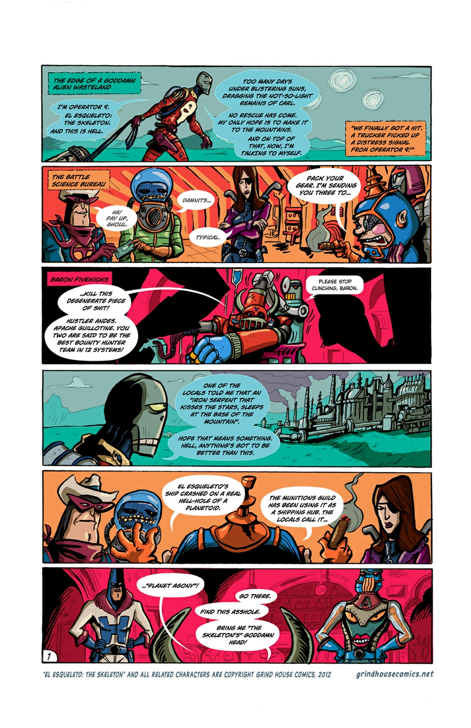 El Esqueleto Issue #5 Page #1