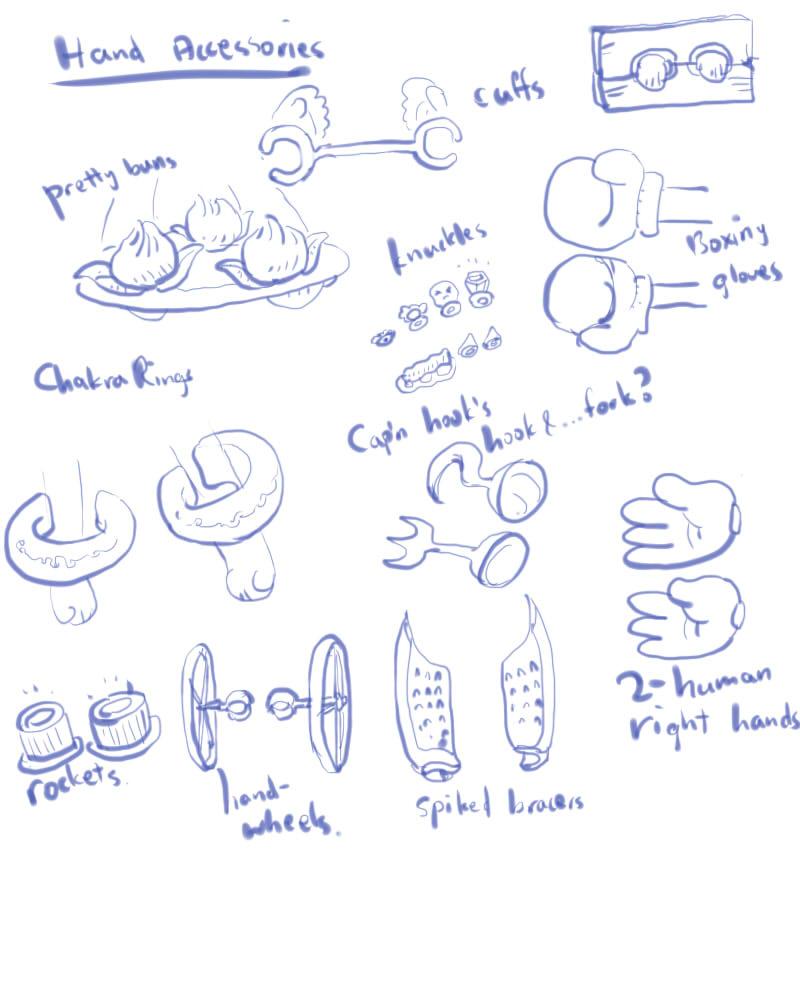 dress up kit hands