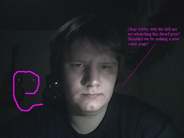 and now a sneak preview on how the author gets his ideas for the comic and motivation to make a page...