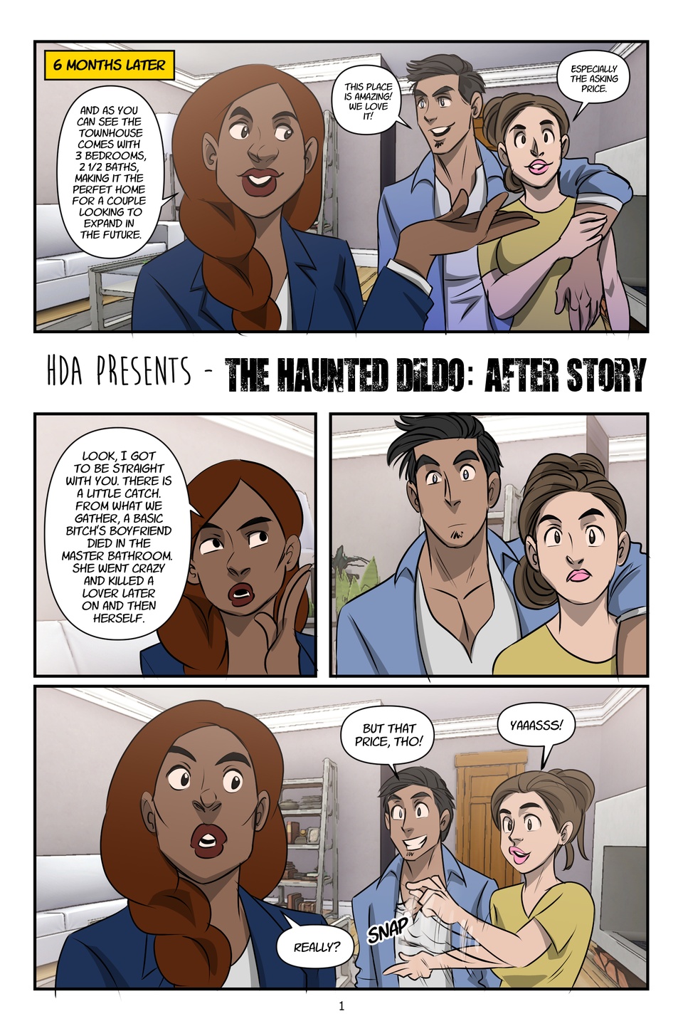 The Haunted Dildo: An After Story, pg 1