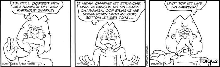 Professor Vessant: Quarking Heads