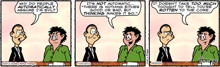 Just a Stage: Thinking