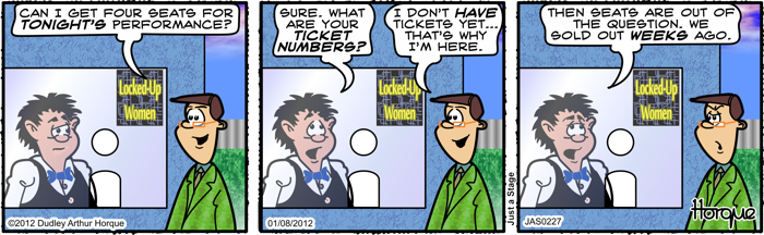 Just a Stage: First Things First