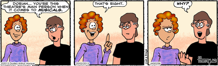 Just a Stage: Grey Portrait of Dorian