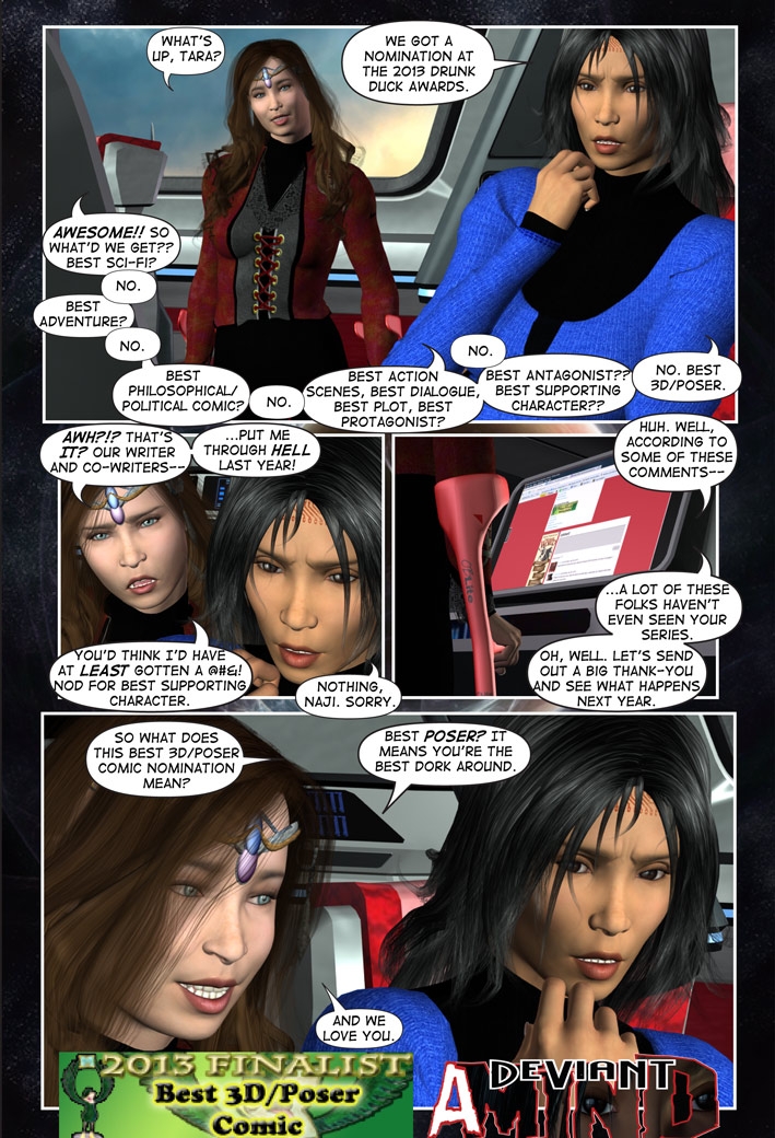 2013 Drunk Duck Awards - Best 3D/Poser Nomination!