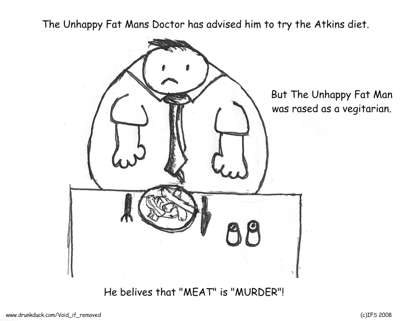 The UnHappy Fat Man V Doctor Atkins