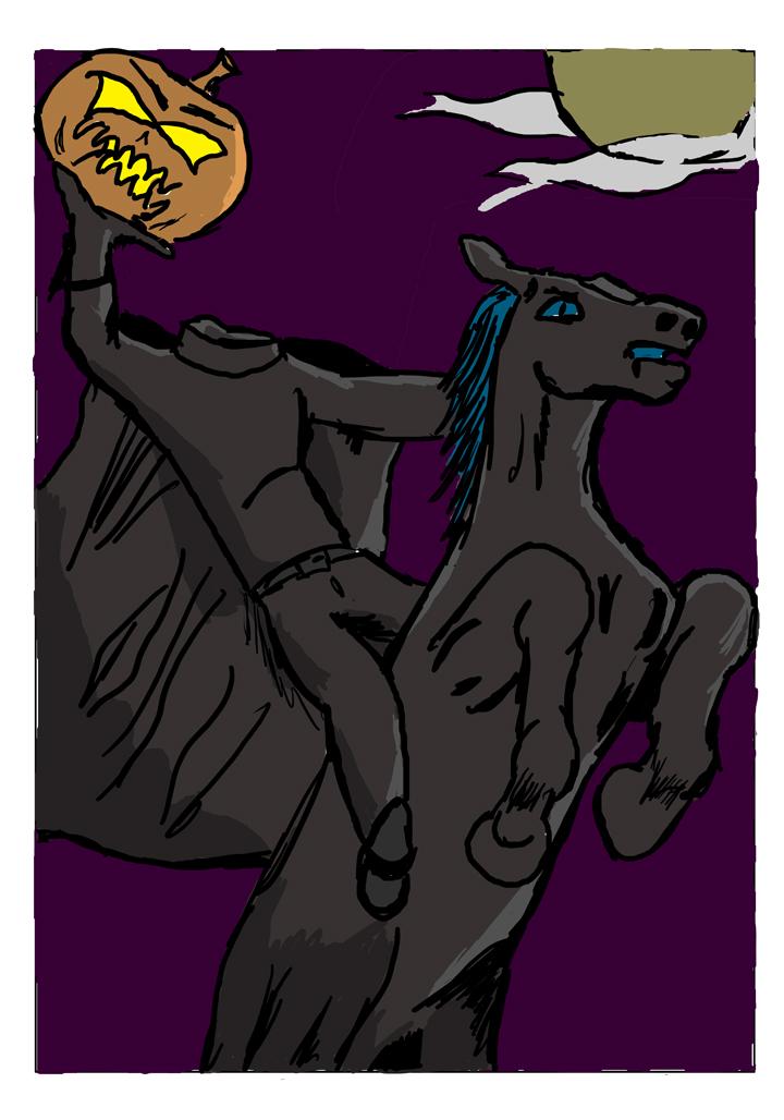 Halloween page 4- The Horseman