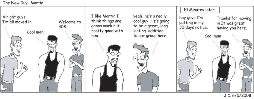 68- The New Roommate - Martin