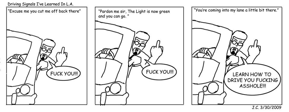 Driving Signals I've Learned in LA