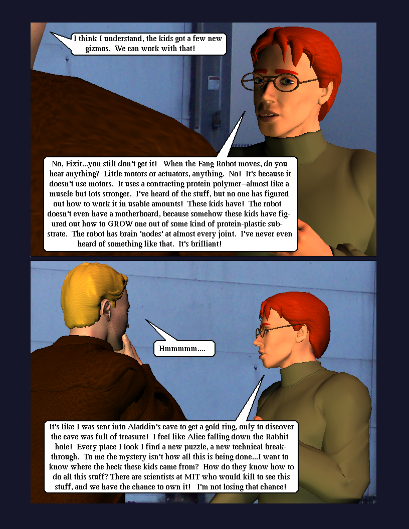 Issue Two page 19--Toby lays down the company line