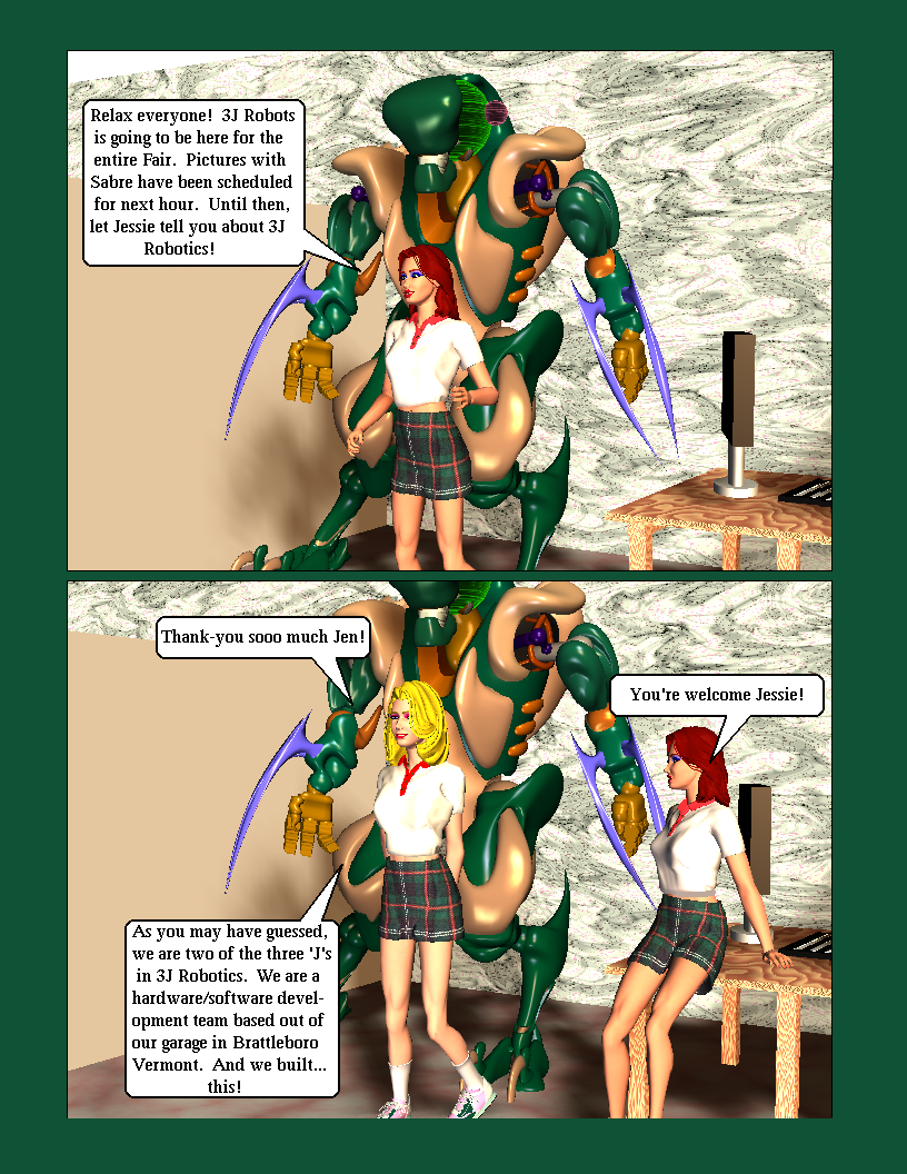 Issue One page 7--Meet the Gang!