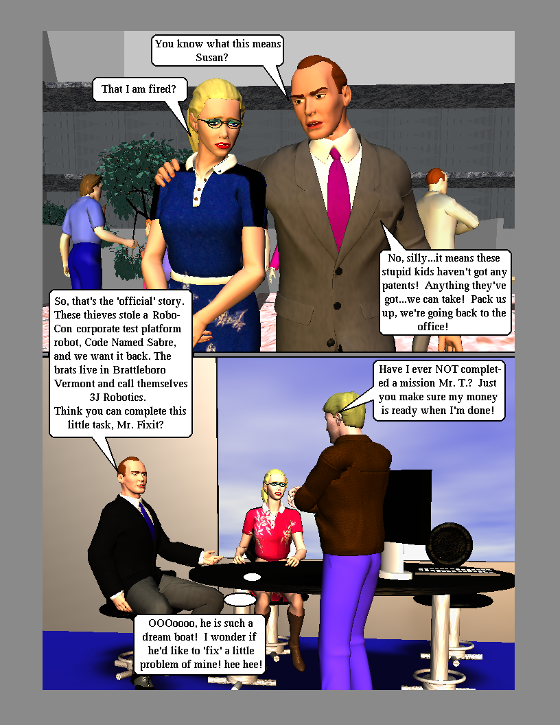 Issue One page 9--Meeting with Mr. Fixit...