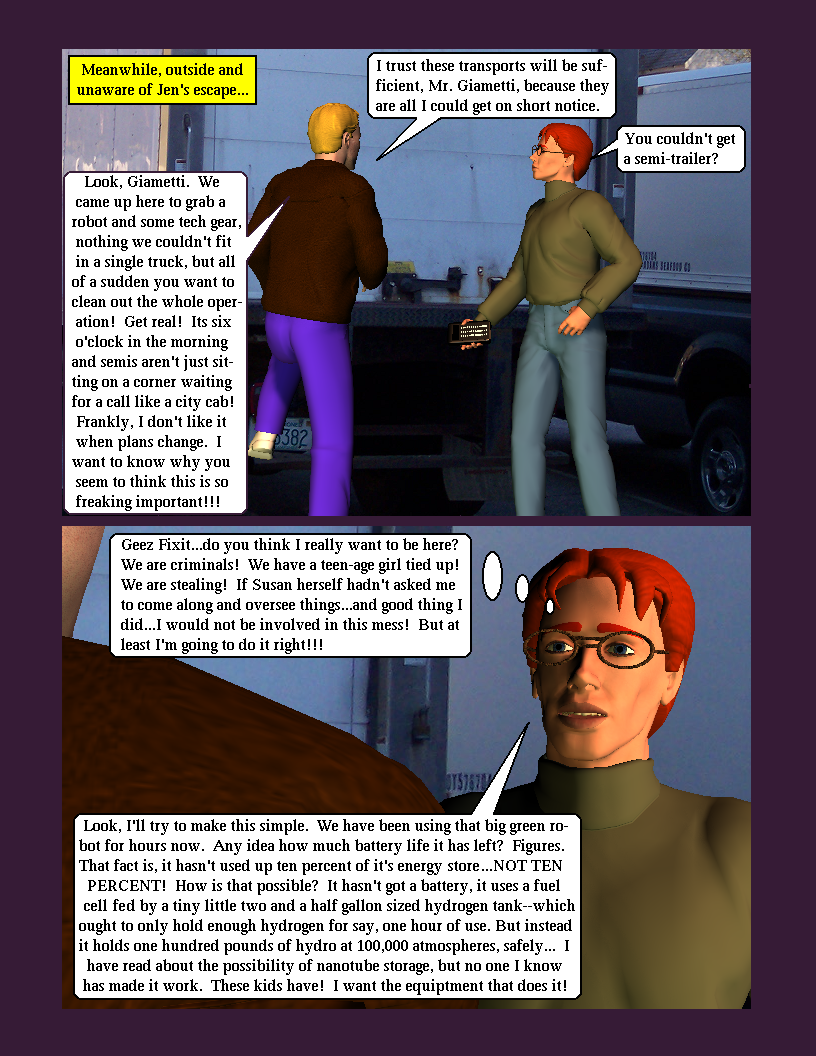 Issue Two page 18--Fixit is unhappy...