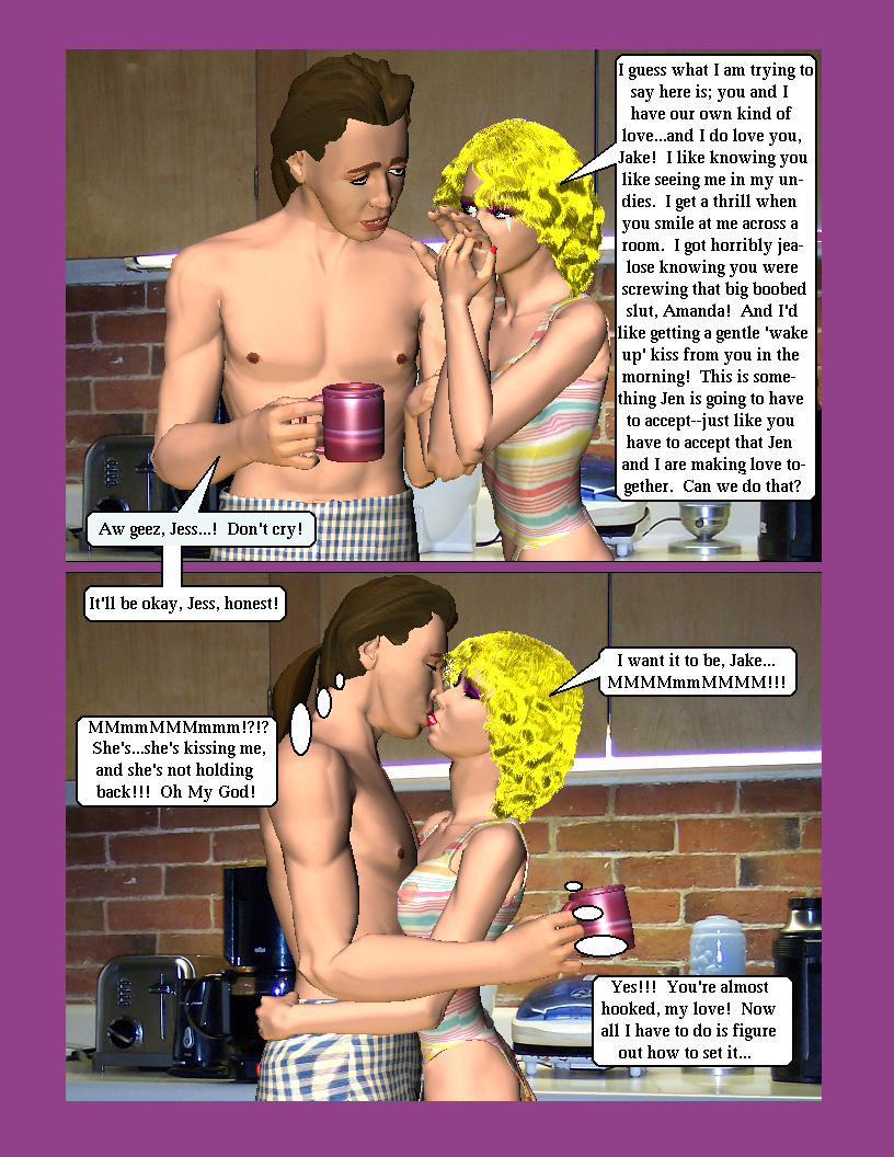 Issue Four page 6â€”Jess lays one on Jakeâ€¦