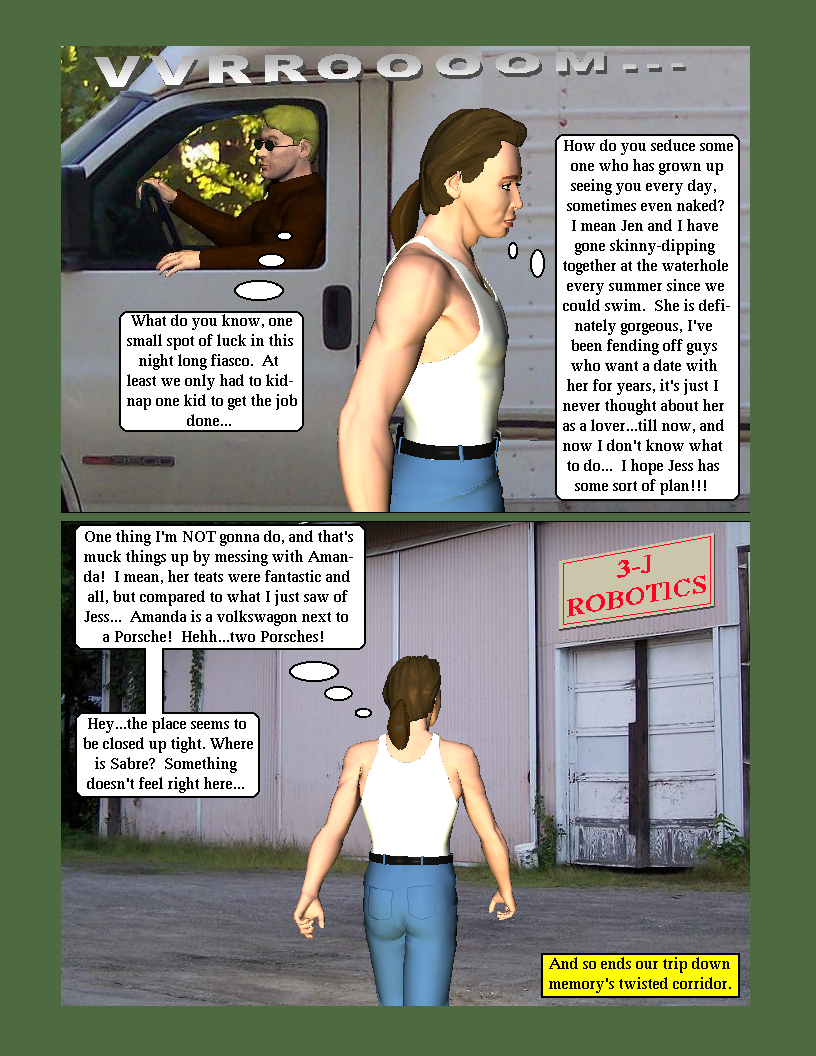 Issue Four page 13â€”And back to 3Jâ€™s garageâ€¦