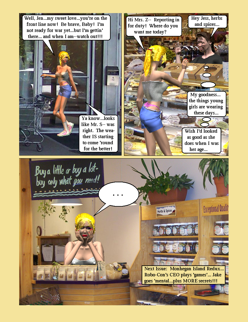 Issue Seven page 24--Jess at work...