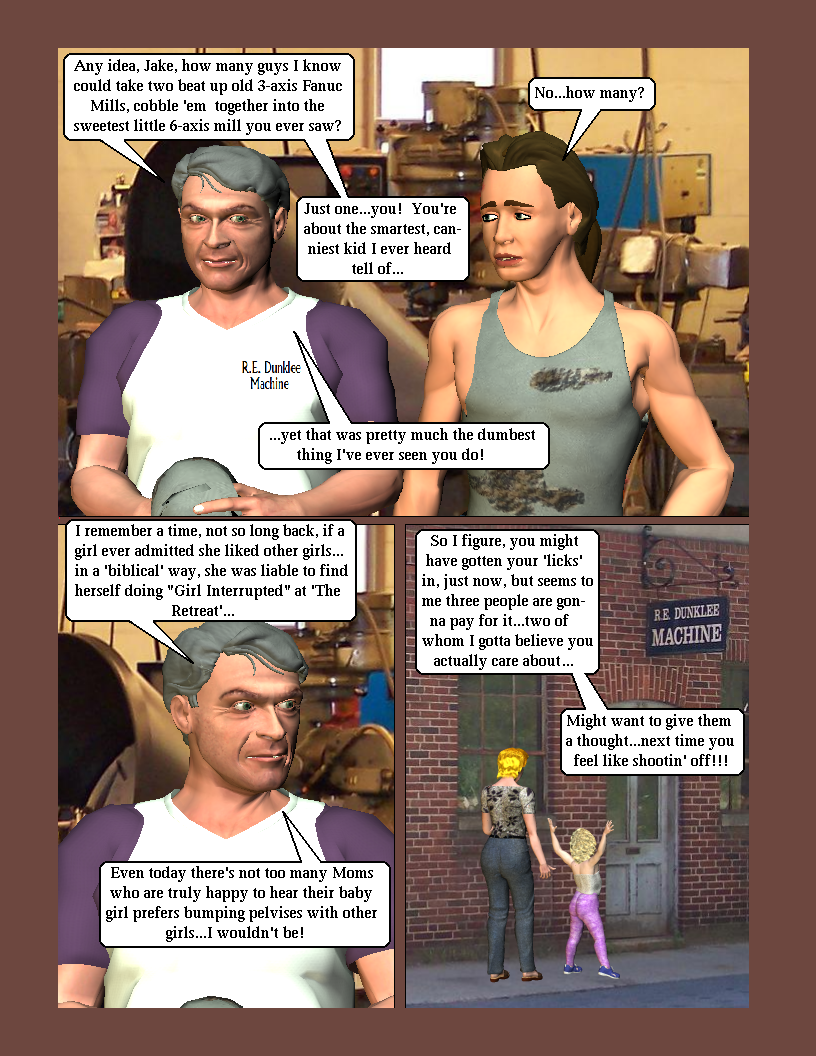 Issue Nine page 19--Called on the carpet...