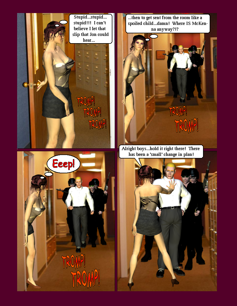 Issue Ten page 11--Change of plan...