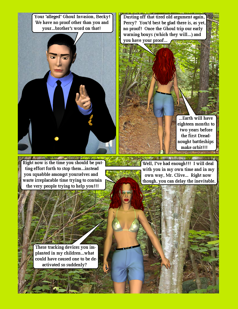 Issue Ten page 35--Rebekah chastizes Clive...