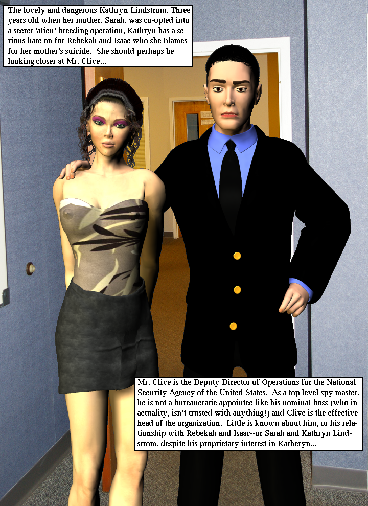 Kathryn and Clive:  The NSA Agents...