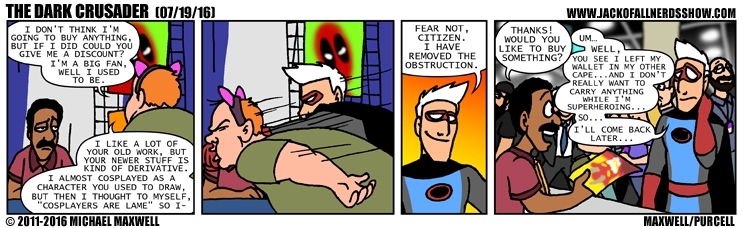 Dark Crusader Annual SDCC Strip #3