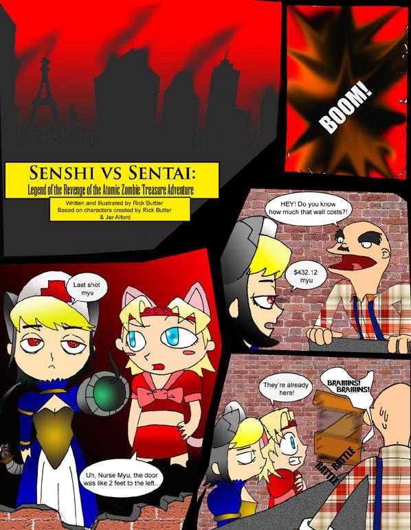 Legend Of The Revenge Of The Atomic Zombie Treasure Adventure-Page 1